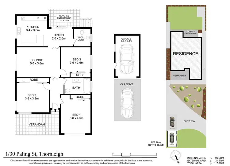 Floorplan of Homely house listing, 1/30 Paling Street, Thornleigh NSW 2120