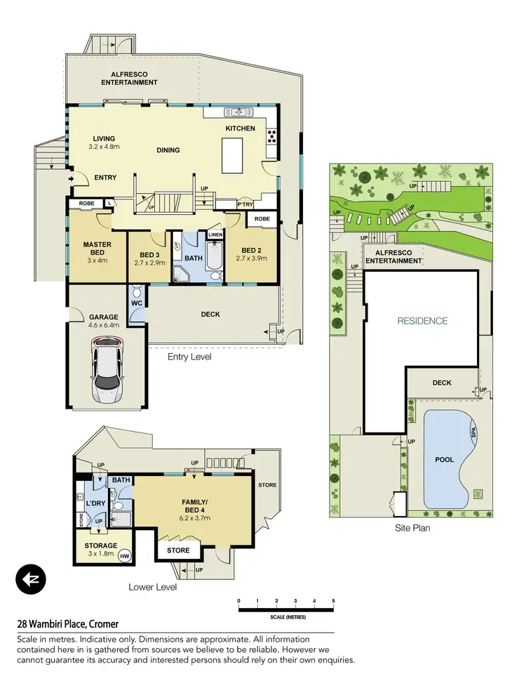 Floorplan of Homely house listing, 28 Wambiri Place, Cromer NSW 2099