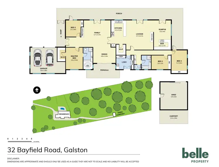 Floorplan of Homely rural property listing, 32 Bayfield Road, Galston NSW 2159