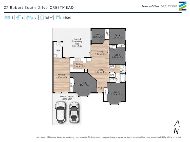 Floorplan of Homely house listing, 27 Robert South Drive, Crestmead QLD 4132