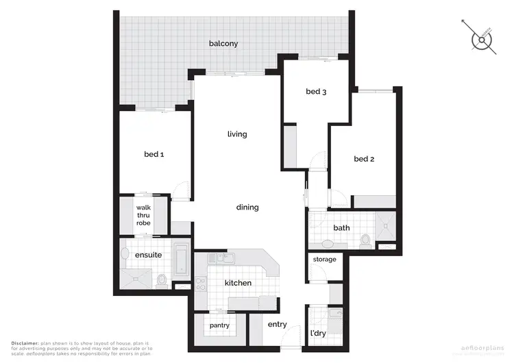 Floorplan of Homely apartment listing, 42/2 Serventy Street, Wright ACT 2611