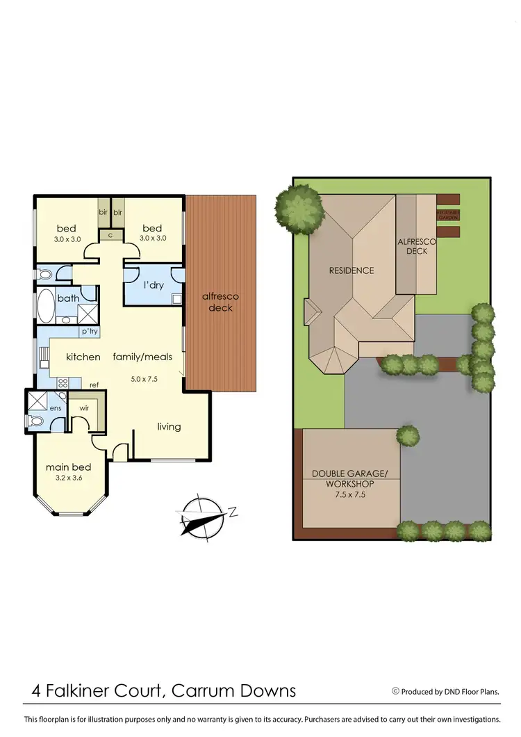 Floorplan of Homely house listing, 4 Falkiner Court, Carrum Downs VIC 3201