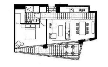 Floorplan of Homely apartment listing, 1508/60 Lorimer Street, Docklands VIC 3008