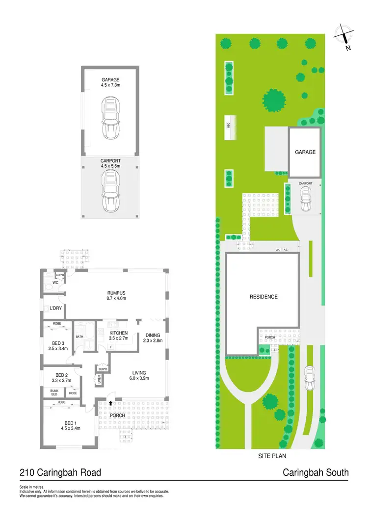Floorplan of Homely house listing, 210 Caringbah Road, Caringbah South NSW 2229