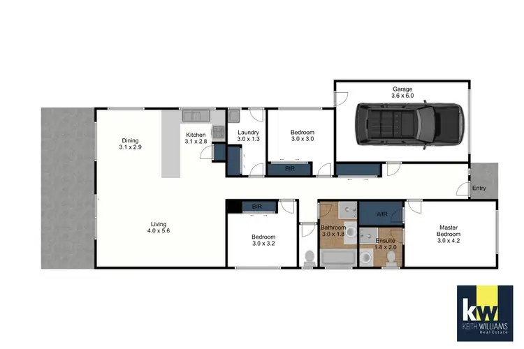 Floorplan of Homely house listing, 12 Roscommon Drive, Traralgon VIC 3844