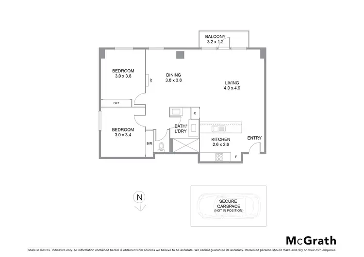 Floorplan of Homely apartment listing, 10/161 Sturt Street, Southbank VIC 3006