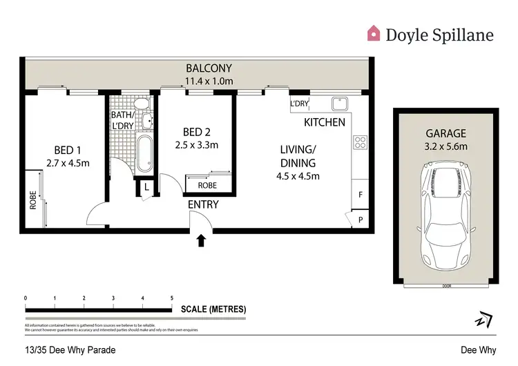 Floorplan of Homely apartment listing, 13/35 Dee Why Parade, Dee Why NSW 2099