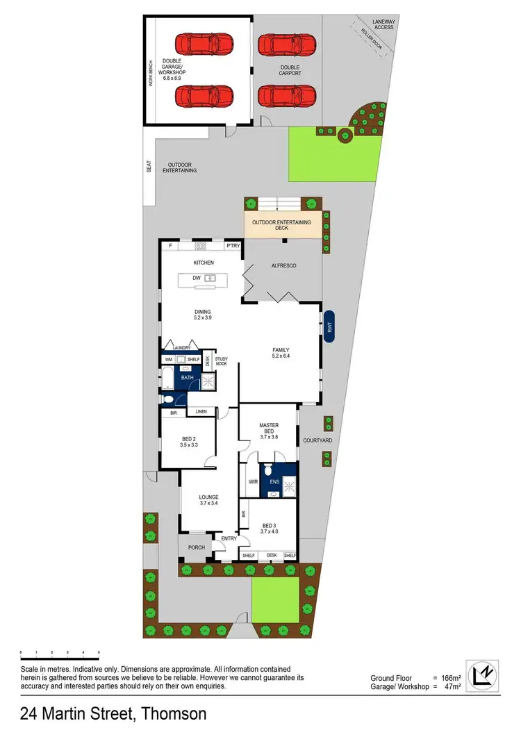 Floorplan of Homely house listing, 24 Martin Street, Thomson VIC 3219