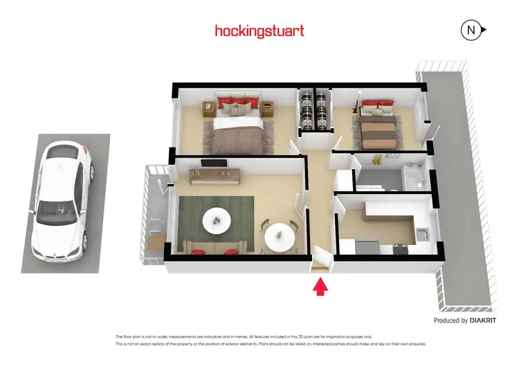 Floorplan of Homely apartment listing, 2/9 Whitmuir Road, Bentleigh VIC 3204