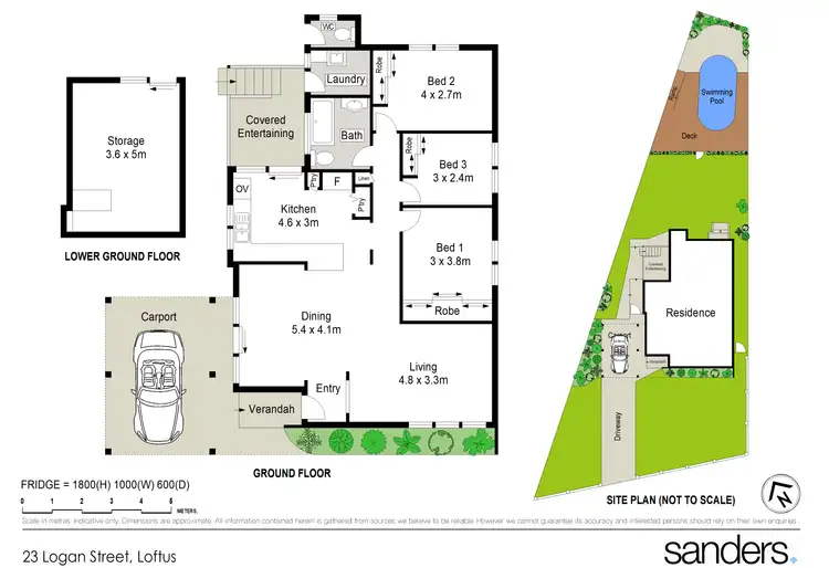 Floorplan of Homely house listing, 23 Logan Street, Loftus NSW 2232
