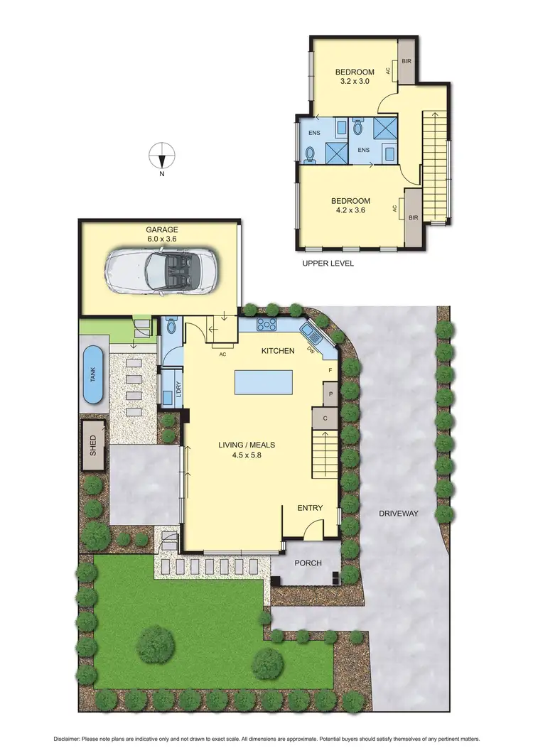 Floorplan of Homely townhouse listing, 1/59 Barry Street, Reservoir VIC 3073