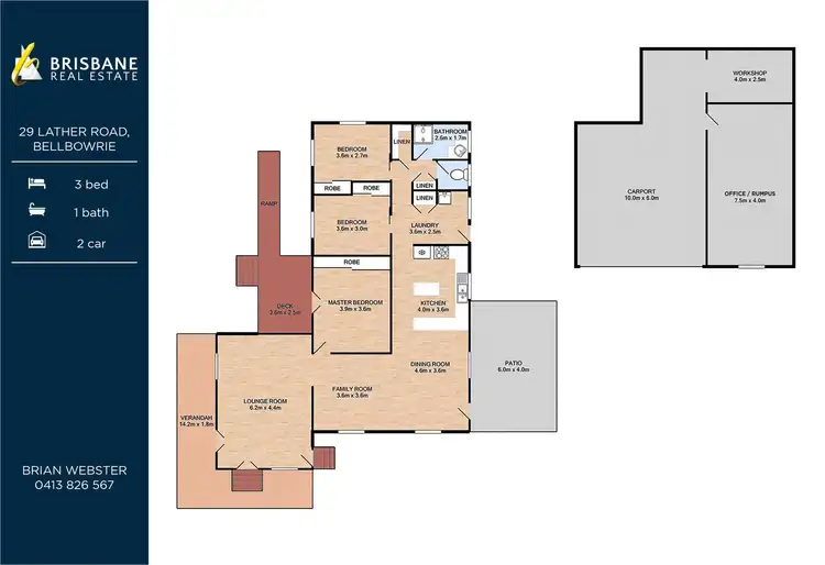 Floorplan of Homely house listing, 29 Lather Road, Bellbowrie QLD 4070