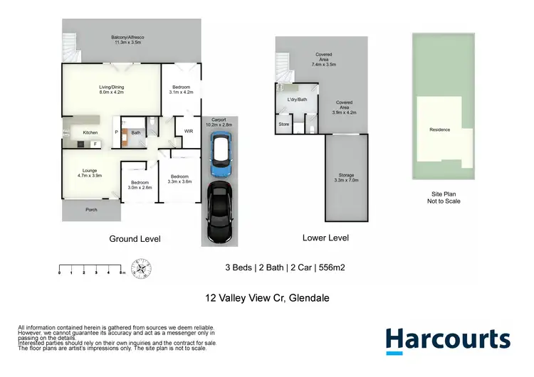 Floorplan of Homely house listing, 12 Valley View Crescent, Glendale NSW 2285