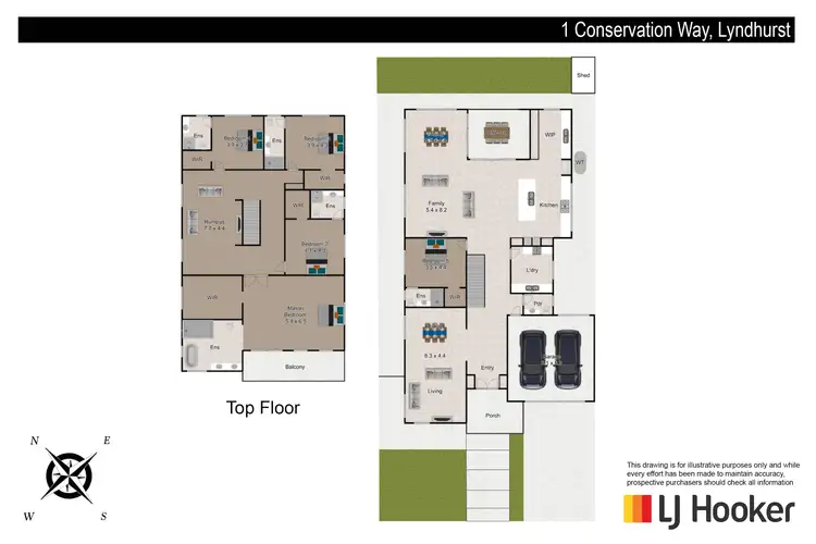 Floorplan of Homely house listing, 1 Conservation Way, Lyndhurst VIC 3975