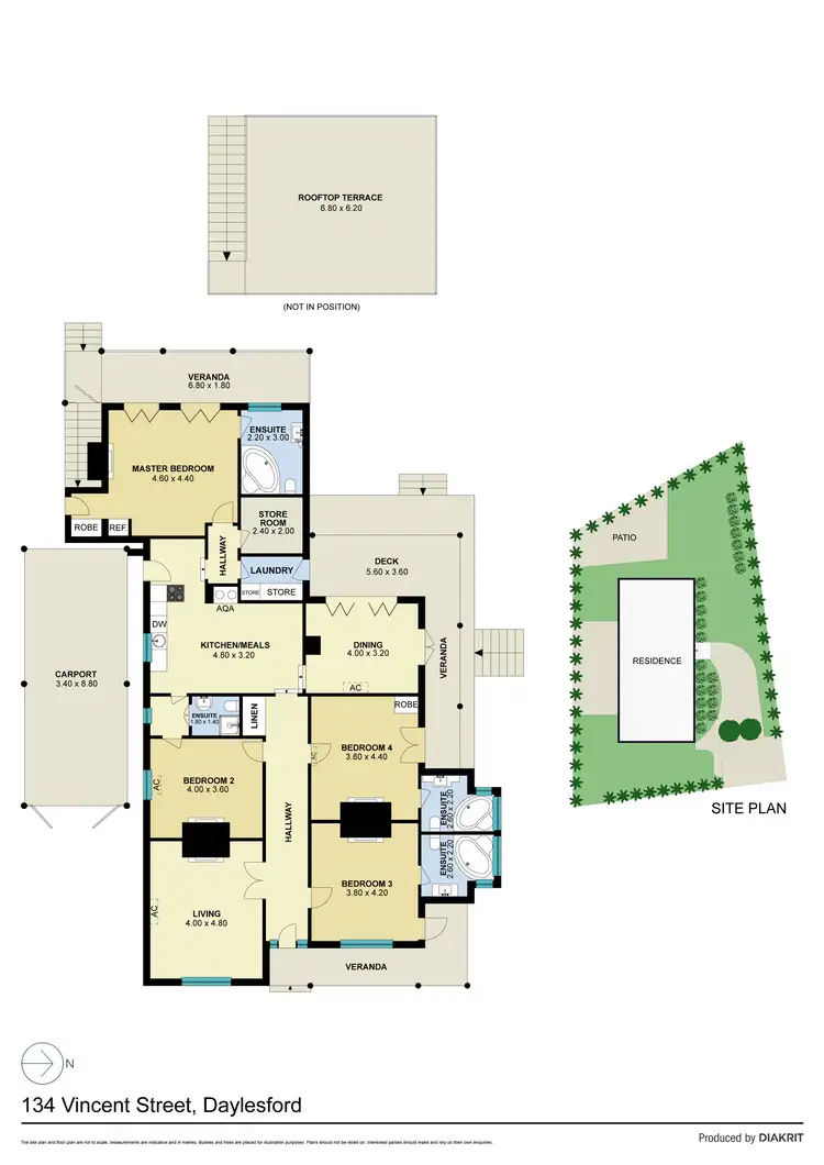 Floorplan of Homely house listing, 134 Vincent Street, Daylesford VIC 3460