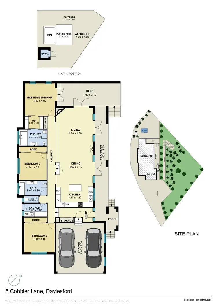 Floorplan of Homely house listing, 5 Cobblers Lane, Daylesford VIC 3460