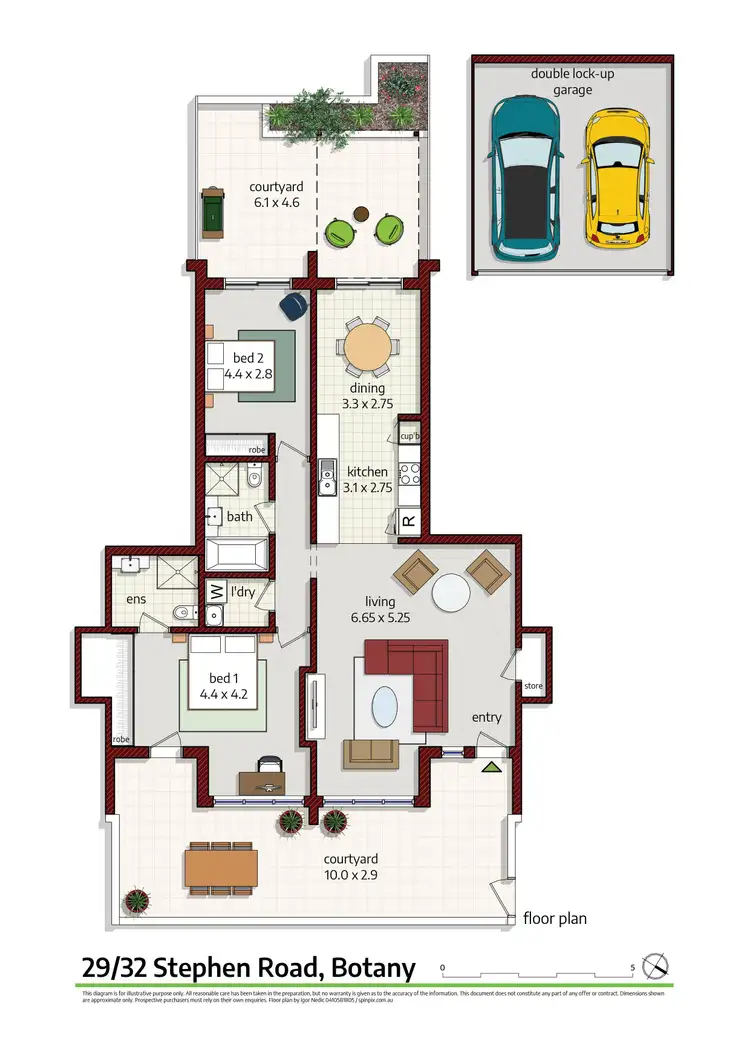 Floorplan of Homely apartment listing, 29/32 Stephen Road, Botany NSW 2019