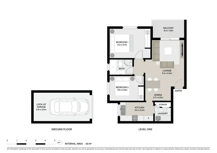 Floorplan of Homely unit listing, 3/73 Albert Street, Hornsby NSW 2077