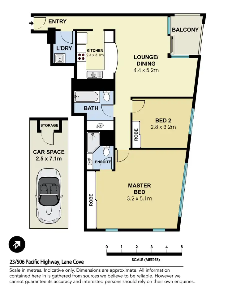 Floorplan of Homely apartment listing, 23/506 Pacific Highway, Lane Cove NSW 2066