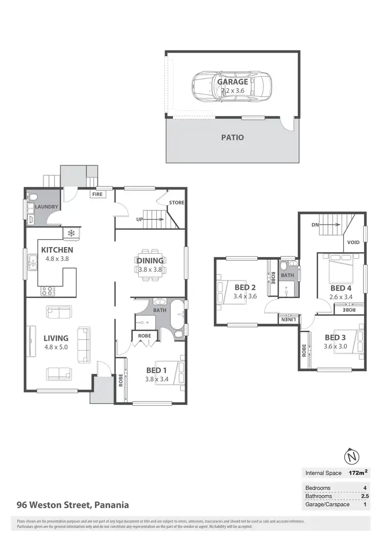 Floorplan of Homely house listing, 96 Weston Street, Panania NSW 2213