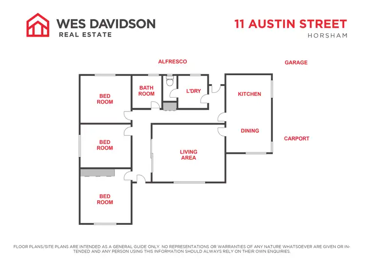 Floorplan of Homely house listing, 11 Austin Street, Horsham VIC 3400
