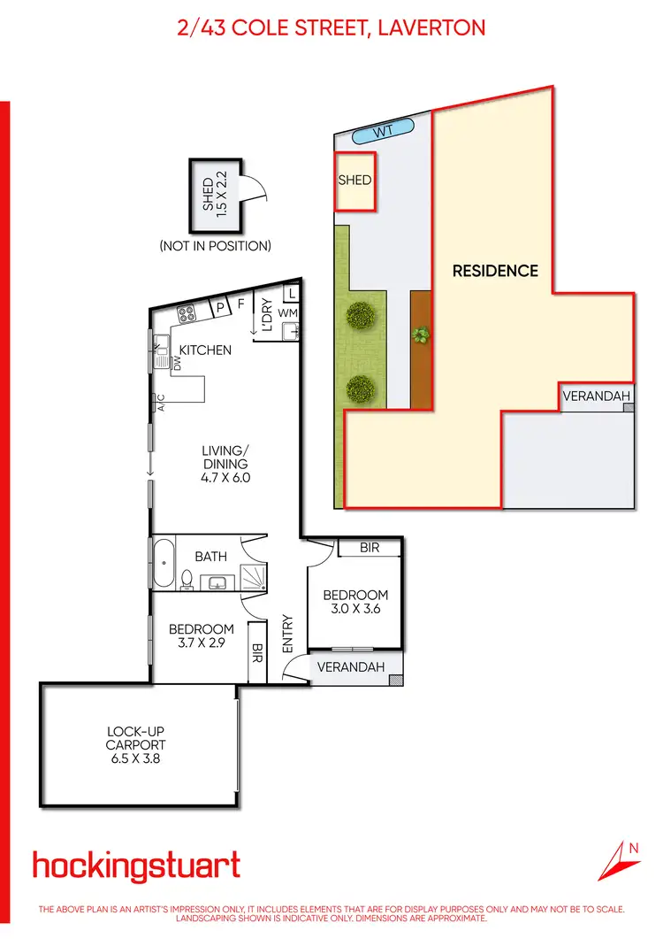Floorplan of Homely house listing, 2/43 Cole Street, Laverton VIC 3028