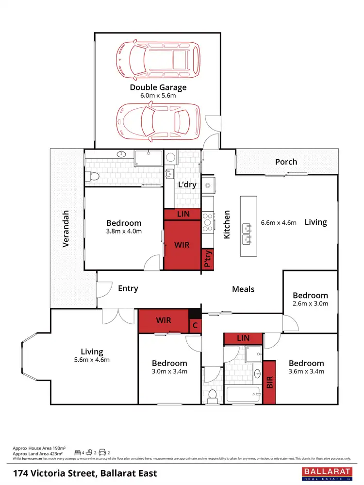 Floorplan of Homely house listing, 174 Victoria Street, Ballarat East VIC 3350