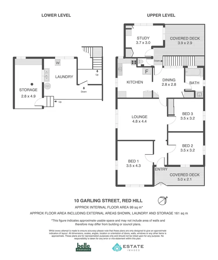 Floorplan of Homely house listing, 10 Garling Street, Red Hill QLD 4059