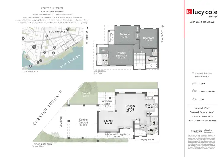 Floorplan of Homely house listing, 33 Chester Terrace, Southport QLD 4215