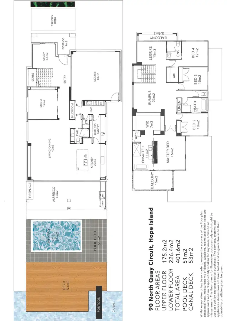 Floorplan of Homely house listing, 90 North Quay Circuit, Hope Island QLD 4212