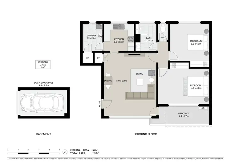 Floorplan of Homely apartment listing, 3/191 Pacific Highway, Lindfield NSW 2070