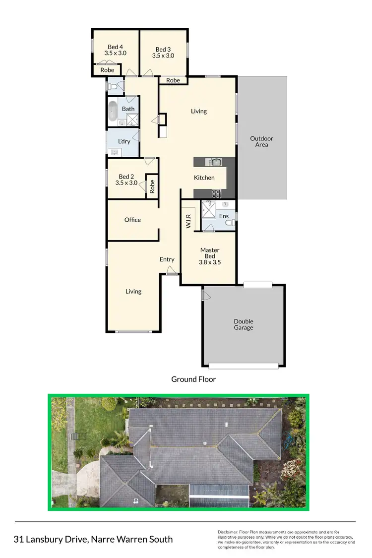 Floorplan of Homely house listing, 31 Lansbury Drive, Narre Warren South VIC 3805