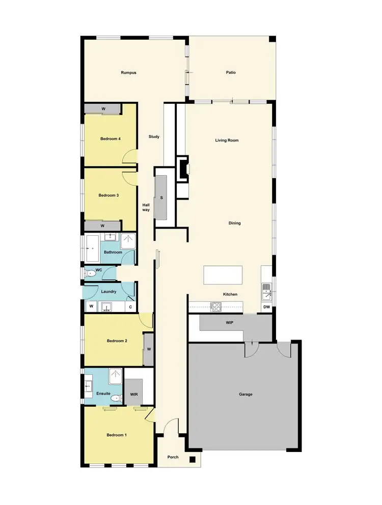 Floorplan of Homely house listing, 21 Monaghan Terrace, Alfredton VIC 3350