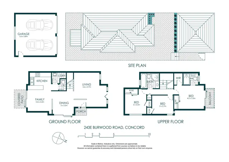 Floorplan of Homely townhouse listing, 243E Burwood Road, Concord NSW 2137