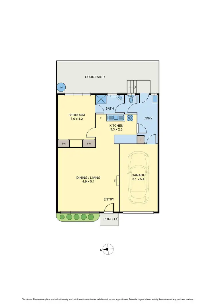 Floorplan of Homely unit listing, 6/11 Kilburn Street, Strathmore VIC 3041