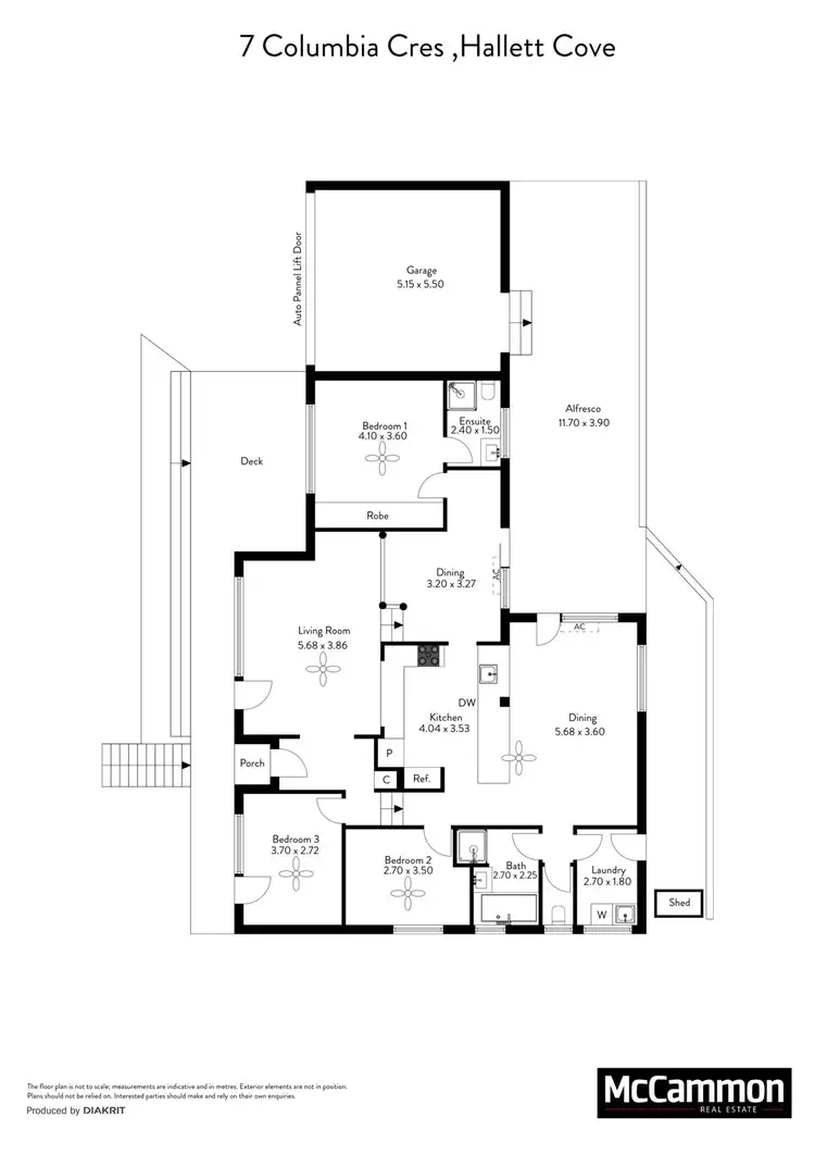 Floorplan of Homely house listing, 7 Columbia Crescent, Hallett Cove SA 5158