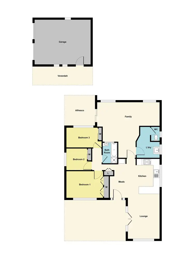 Floorplan of Homely house listing, 23 Arthur Avenue, Maryborough VIC 3465