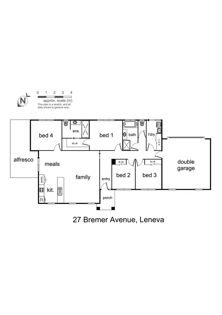 Floorplan of Homely house listing, 27 Bremer Avenue, Leneva VIC 3691
