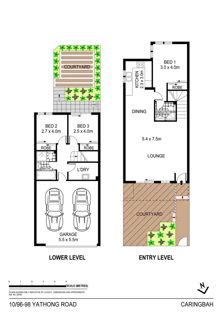 Floorplan of Homely townhouse listing, 10/96-98 Yathong Road, Caringbah NSW 2229