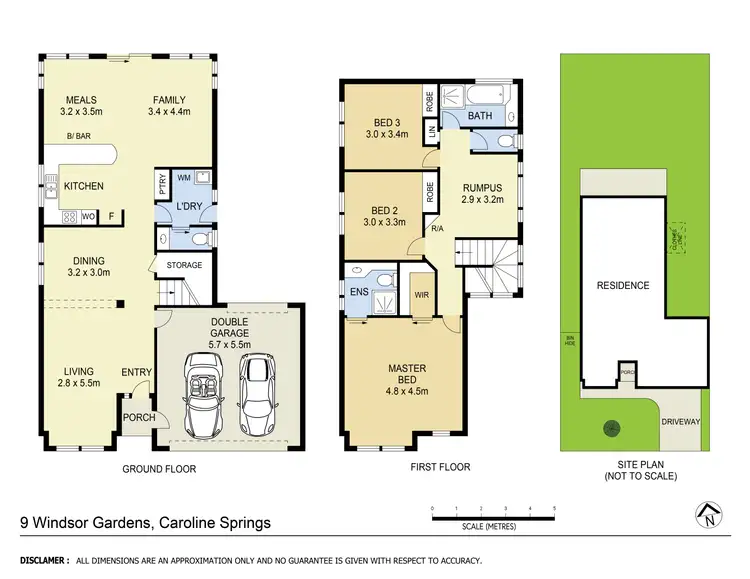 Floorplan of Homely house listing, 9 Windsor Gardens, Caroline Springs VIC 3023