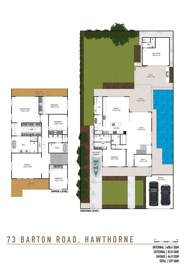 Floorplan of Homely house listing, 73 Barton Road, Hawthorne QLD 4171