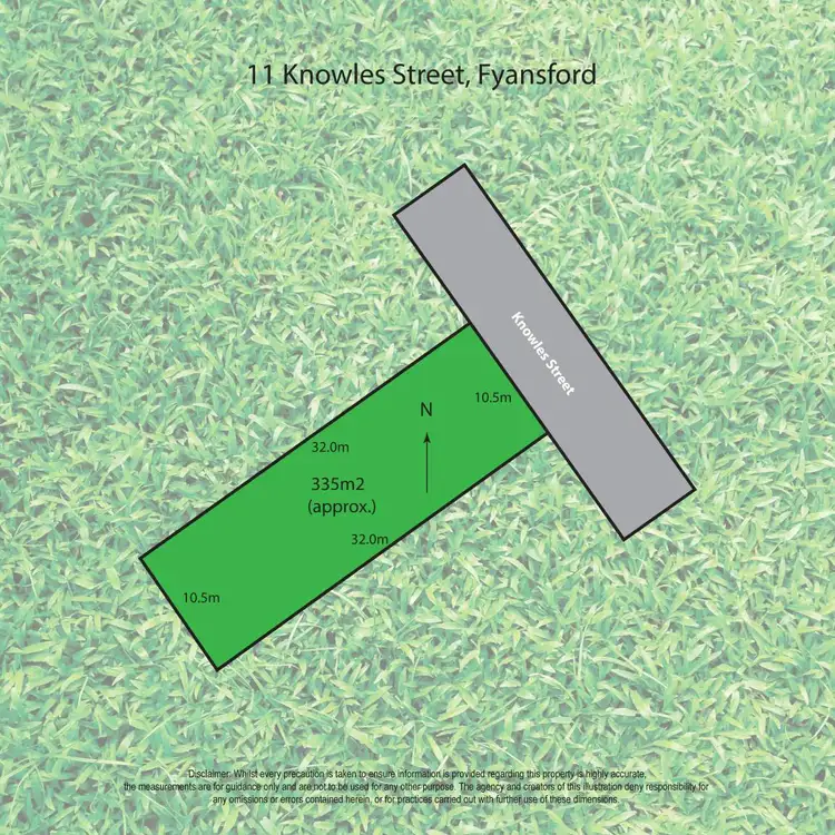 Floorplan of Homely land listing, 11 Knowles Street, Fyansford VIC 3218