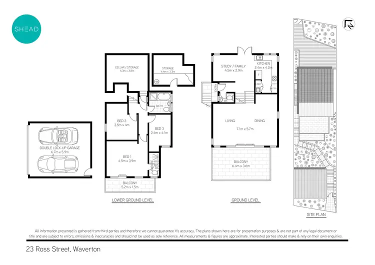 Floorplan of Homely house listing, 23 Ross Street, Waverton NSW 2060