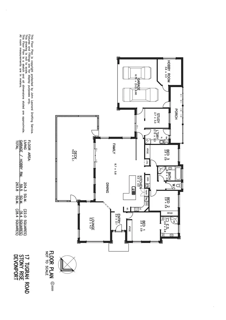 Floorplan of Homely house listing, 17 Tugrah Road, Stony Rise TAS 7310