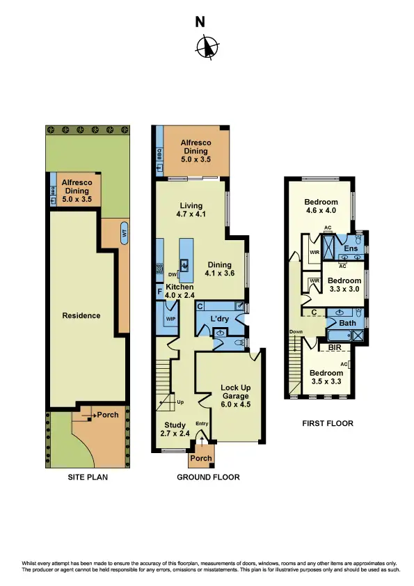 Floorplan of Homely townhouse listing, 8A High Street, Sunshine VIC 3020
