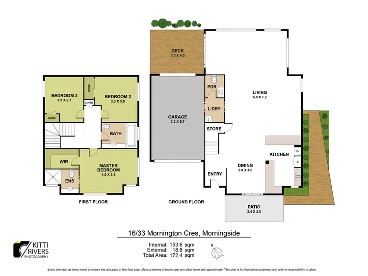 Floorplan of Homely townhouse listing, 16/33 Mornington Crescent, Morningside QLD 4170