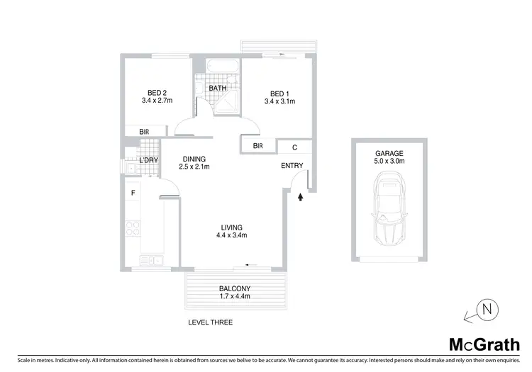 Floorplan of Homely apartment listing, 5/8 Dural Street, Hornsby NSW 2077