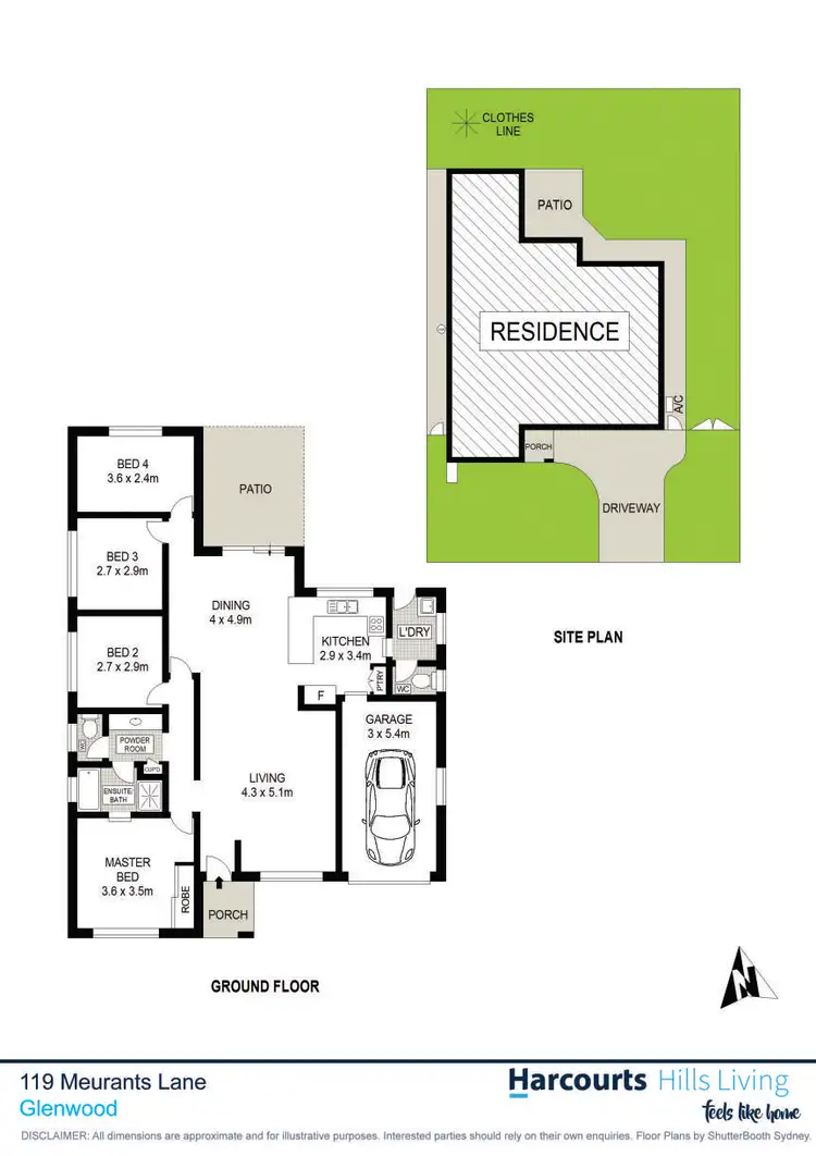 Floorplan of Homely house listing, 119 Meurants Lane, Glenwood NSW 2768