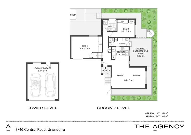 Floorplan of Homely villa listing, 3/46 Central Road, Unanderra NSW 2526