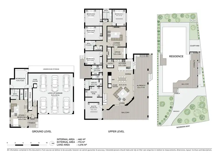 Floorplan of Homely house listing, 9-11 Mosman Way, Highton VIC 3216